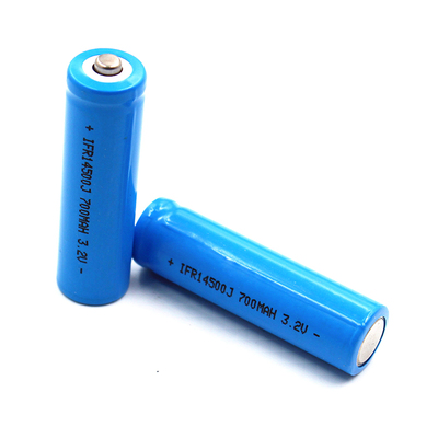 14500 600mAh 3.2V リン酸鉄リチウム電池