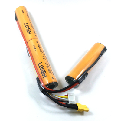 7.4V 11.1V 18500 1200mAh 2S 3S high power battery