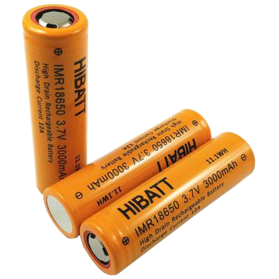 18650 3000mAh 3.7Vリチウム電池 12A