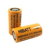 锂电池16340 600mAh 3.7V 10A