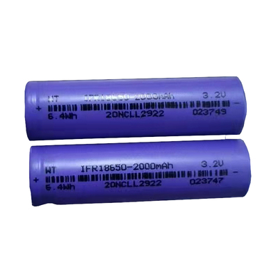 磷酸铁锂电池IFR18650 2000mAh 3.2V
