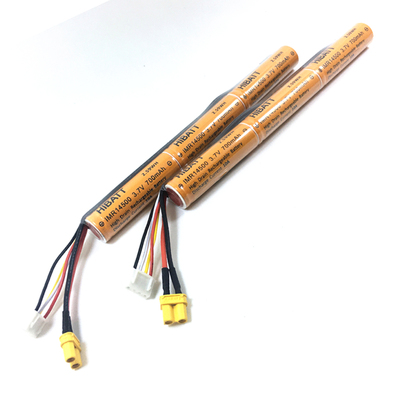 7.4V 11.1V发射器动力锂电池14500 700 2S 3S带XT30/小田宫/SM/T插头