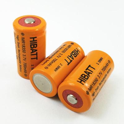 HIBATT IMR18350J 700mAh 3.7V 12A