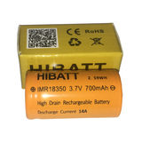 HIBATT 锂电池IMR18350 700mAh 3.7V 12A