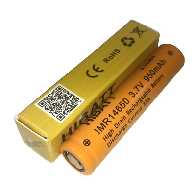 14650 950mAh 3.7V 15A 리튬 배터리
