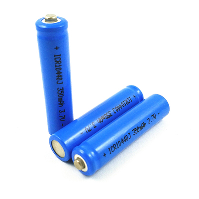 尖った10440 330mAh 3.7Vリチウム電池