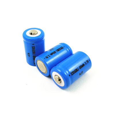 button top battery 16280 600mAh 3.7V