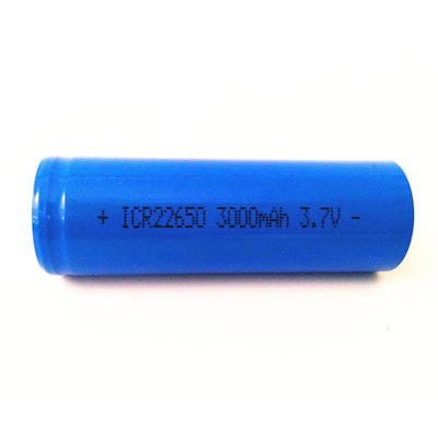 22650 3000mAh 3.7V batteria al litio